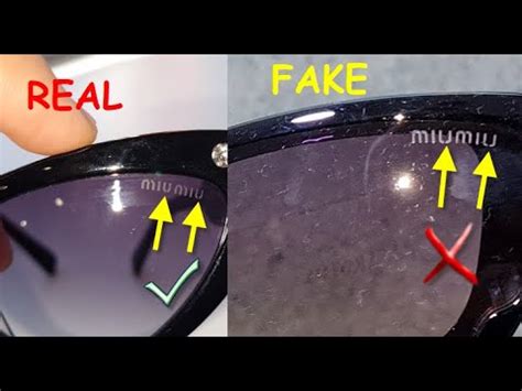 miu miu sunglasses fake vs real